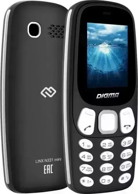 Мобильный телефон DIGMA N331 mini черный