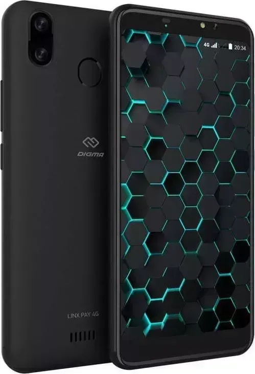 Смартфон DIGMA Linx Pay 4G черный