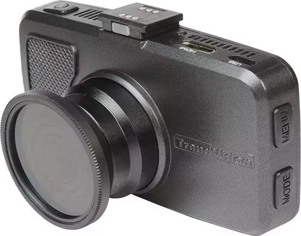 Видеорегистратор  TrendVision TDR-718GP (Темно серый)
