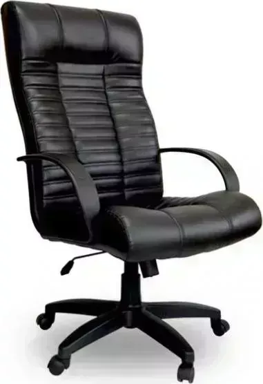 Кресло офисное Алвест AV 104 PL (727) МК экокожа 223 черная