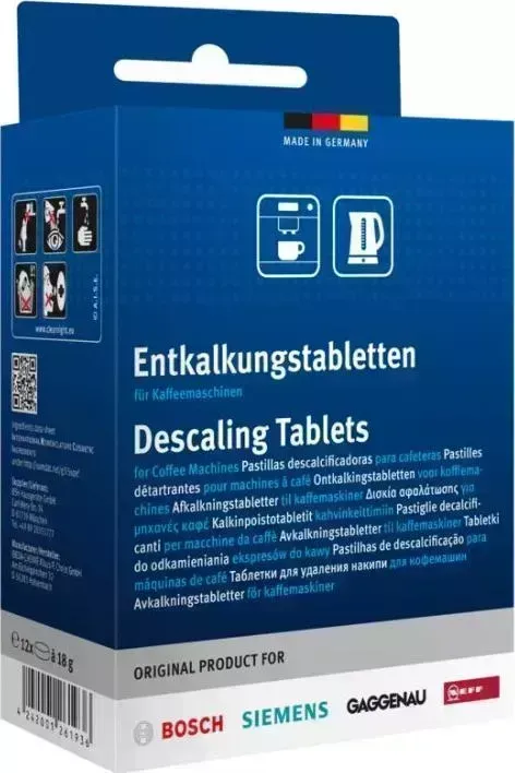 Средство для ухода за техникой BOSCH 00311893 12шт Удаление накипи