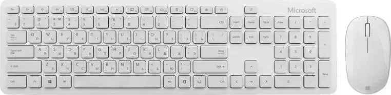Комплект MICROSOFT Bluetooth Desktop светло-серый (QHG-00041)