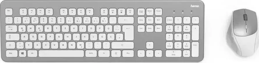 Клавиатура и мышь HAMA KMW-700 белый (r1182676) Комплект мыши и клавиатуры