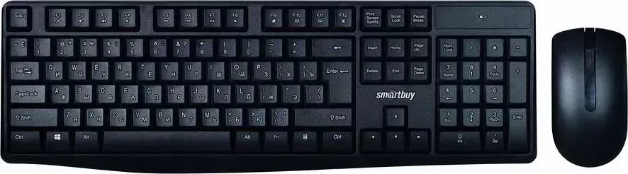 Клавиатура и мышь SMARTBUY SBC-207295AG-K ONE черный Комплект мыши и клавиатуры