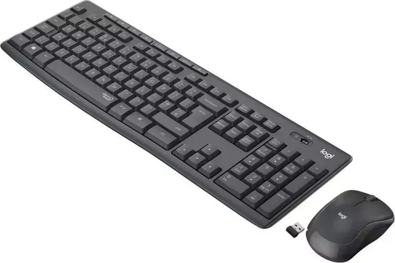 Клавиатура и мышь LOGITECH MK295 GRAPHITE (920-009807) Комплект мыши и клавиатуры