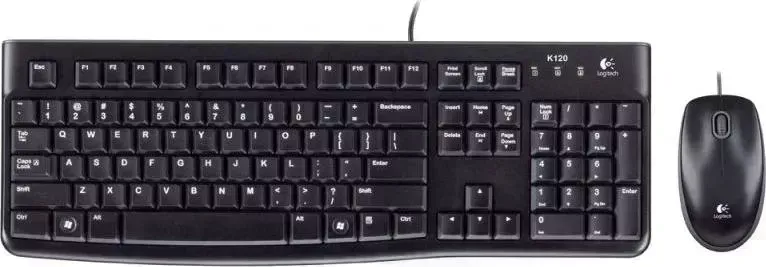 Клавиатура и мышь LOGITECH MK120 Black (920- 002561) Комплект мыши и клавиатуры