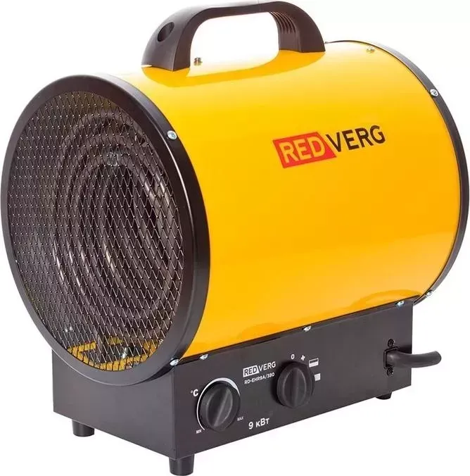 Тепловая пушка REDVERG RD-EHR9A/380 желтый/черный