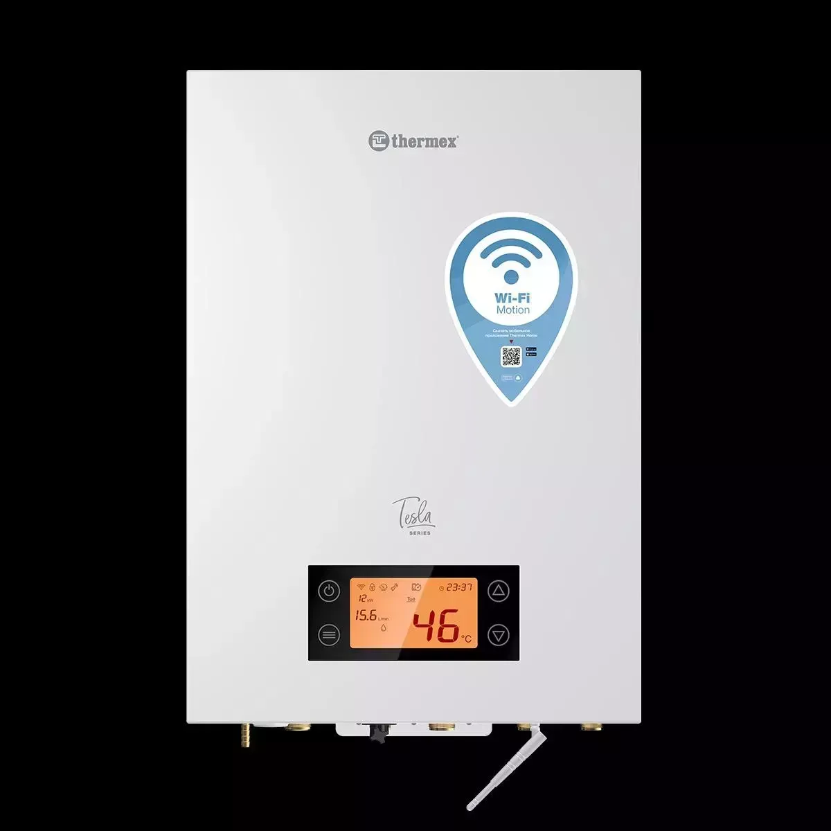 Водонагреватель проточный электрический THERMEX Tesla 12-24 Wi-Fi