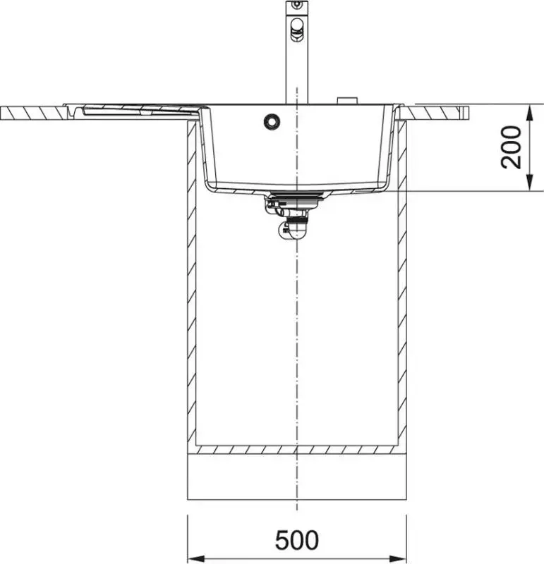 Мойка кухонная Franke CNG 611/211-78 TL белый чаша слева 114.0639.725