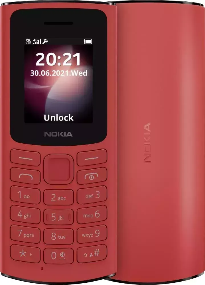 Смартфон NOKIA 105 DS 4G RED (TA-1378)