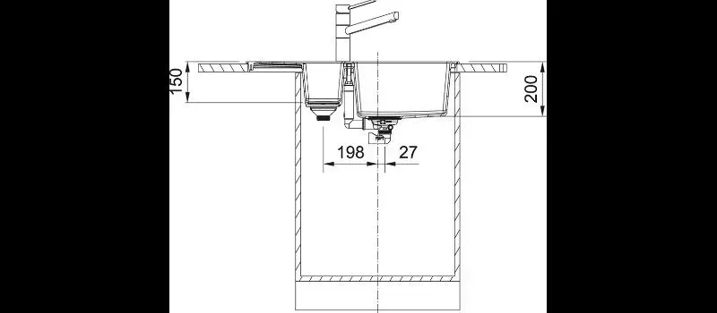 Мойка кухонная Franke S2D 651-78 оникс (143.0628.381)