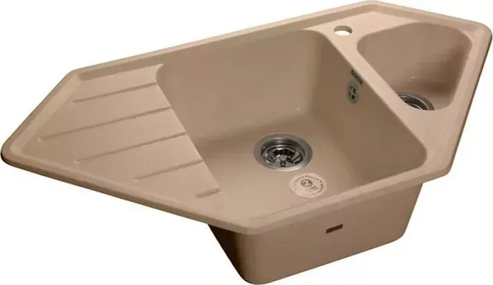 Мойка кухонная GranFest Corner GF-C950E топаз