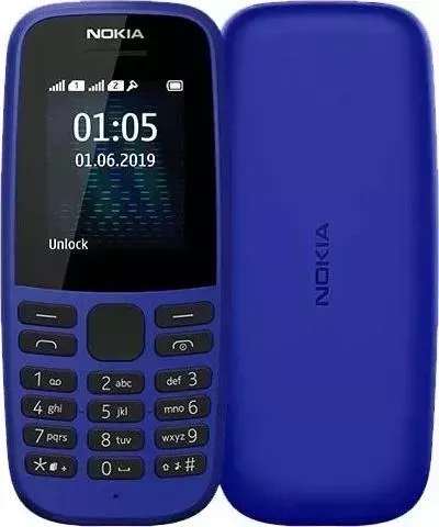 Мобильный телефон NOKIA Смартфон 105 SS Blue без ЗУ (TA-1203)