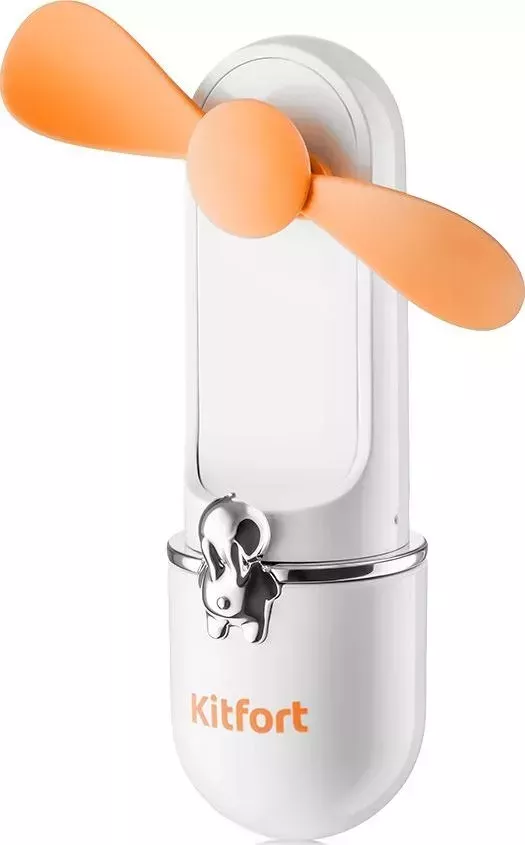 Вентилятор KITFORT KT-405-3 бело-оранжевый