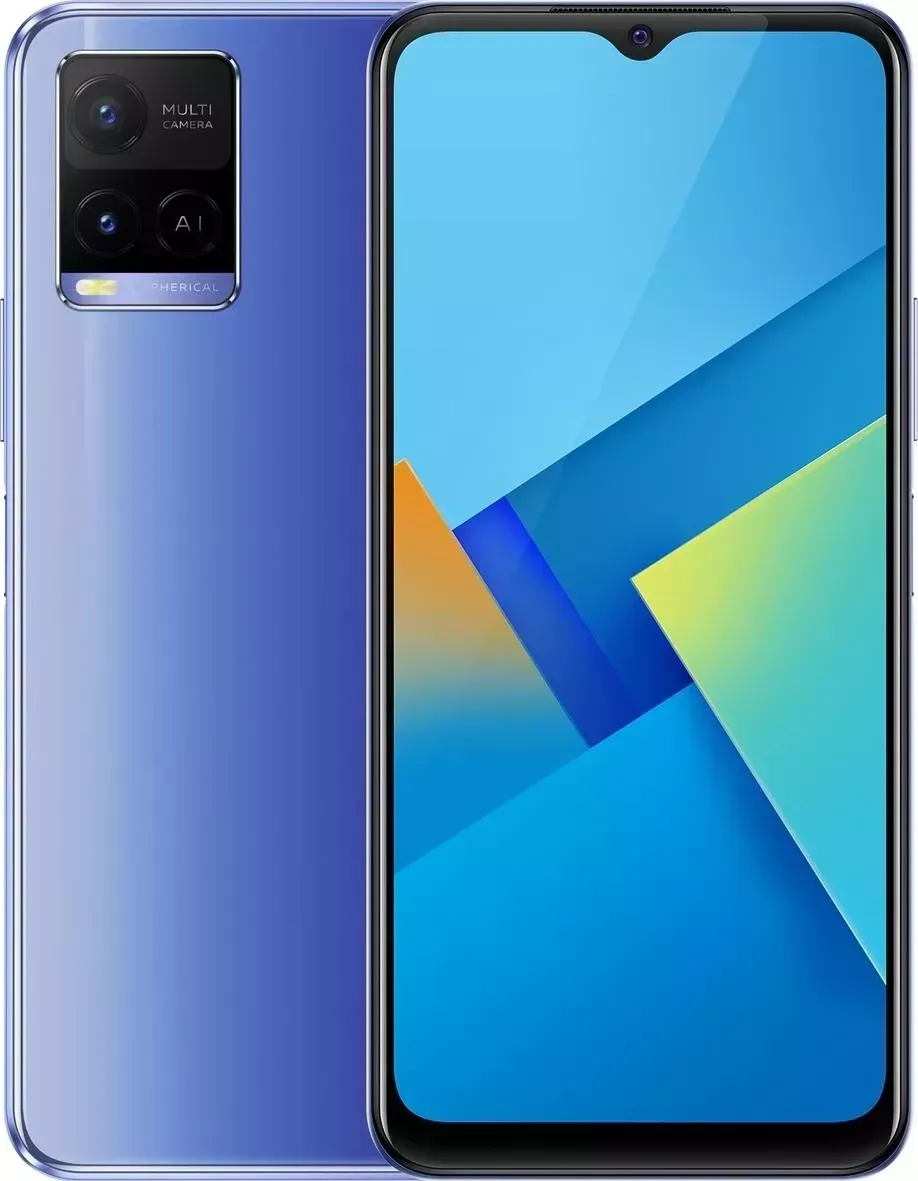 Смартфон  Vivo Y21 4/64 Metallic Blue (V2111)