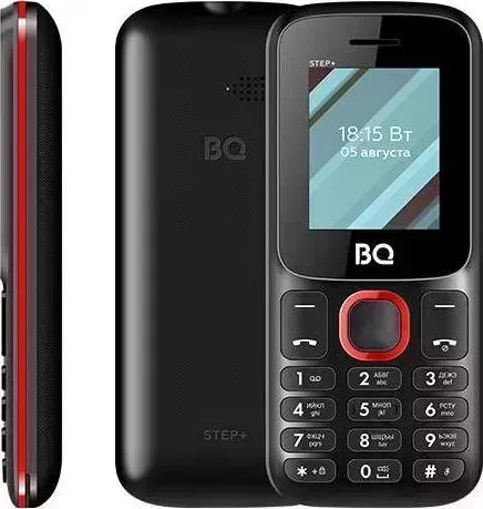 Мобильный телефон BQ Смартфон 1848 STEP+ BLACK/RED