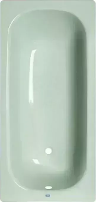 Стальная ванна ВИЗ DONNA VANNA 150x70x40cм с опорной подставкой (ОР-01200), без ранта, зеленая мята (DV-53932)