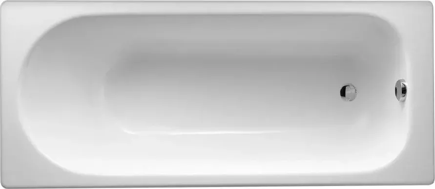 Чугунная ванна JACOB DELAFON SOISSONS 150x70см белая, без отверстий для ручек, без покрытия (E2941-00)