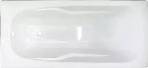 Стальная ванна ВИЗ REIMAR 170x75x40cм с опорной подставкой (ОР-71200), без ранта, белая орхидея (R-74701)