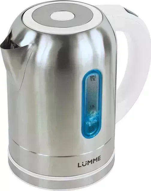 Чайник электрический LUMME LU-211 металлик/белый