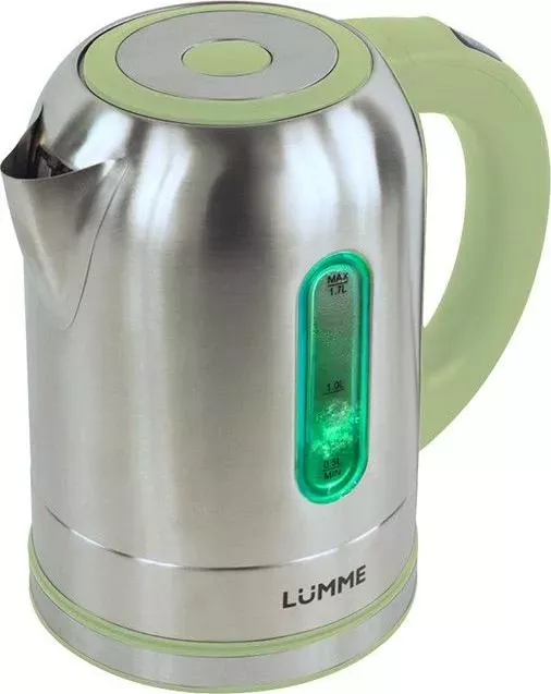 Чайник электрический LUMME LU-211 металлик/фисташковый