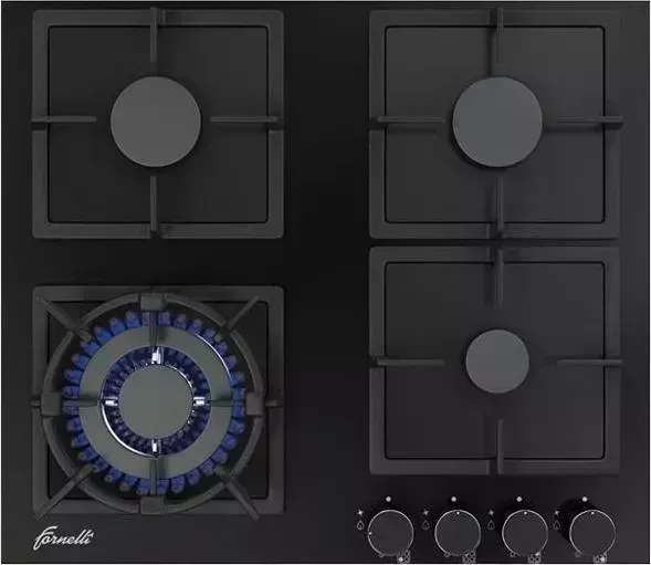 Панель варочная газовая FORNELLI PGA 60 QUADRO BL