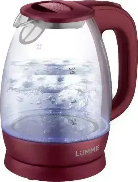 Чайник электрический LUMME LU-136 красный гранат