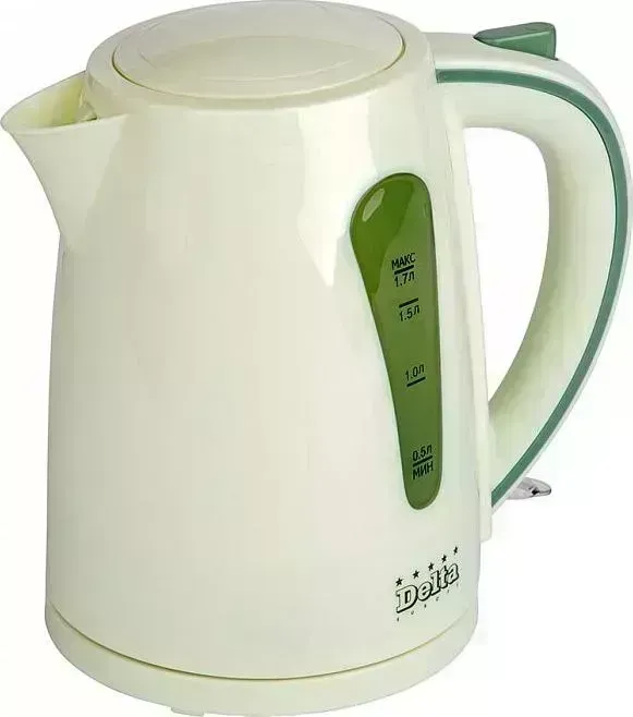 Чайник электрический DELTA DL-1054 зеленый