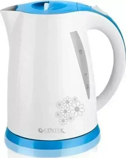 Чайник электрический CENTEK CT-1006 белый/синий