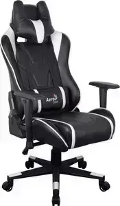 Кресло офисное AEROCOOL AC220 AIR-BW черно-белое с перфорацией