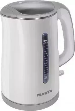 Чайник электрический MARTA MT-1065 белый/серый