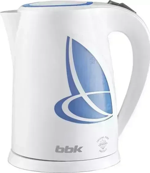 Чайник электрический BBK EK1803P белый/голубой