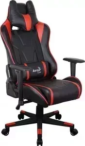 Кресло офисное AEROCOOL AC220 AIR-BR черно-красное с перфорацией