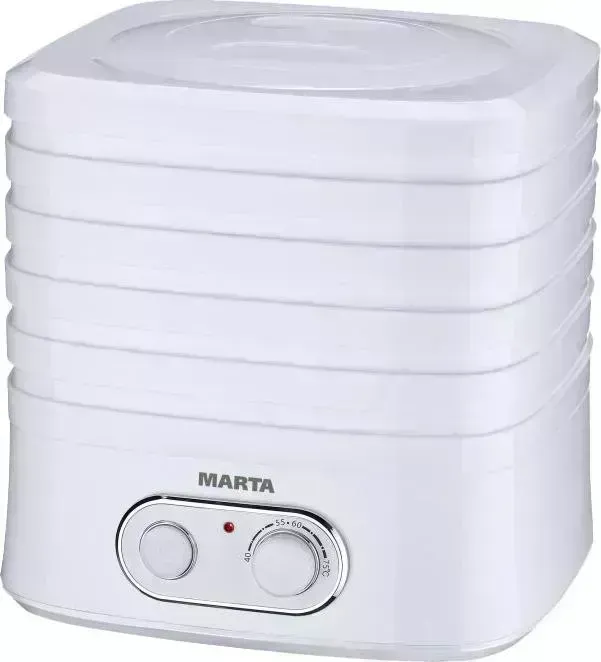 Сушилка для овощей и фруктов MARTA MT-1945 белый жемчуг