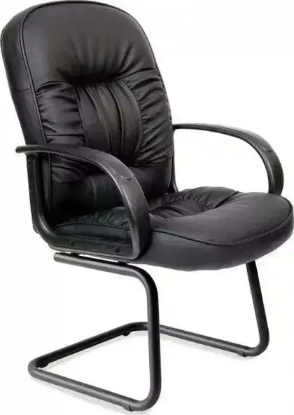 Кресло офисное CHAIRMAN 416V ЭКО черный глянец