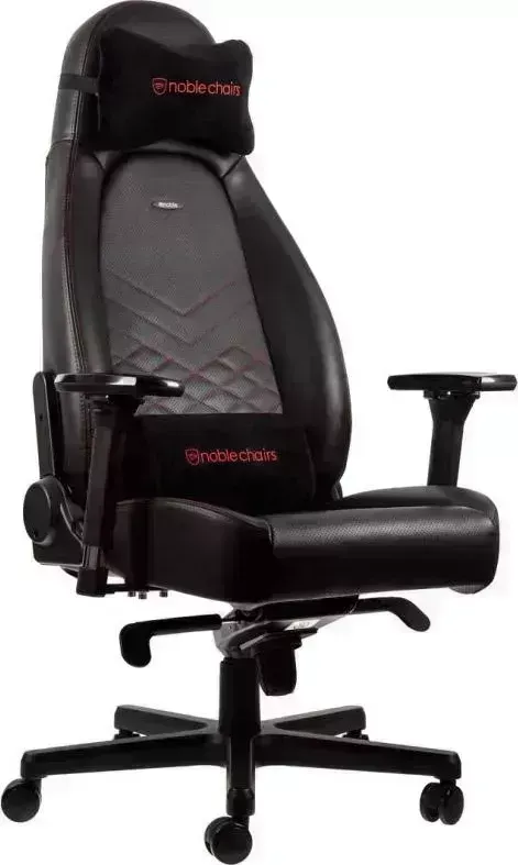 Кресло  Noblechairs ICON PU Leather / black/red (NBL-ICN-PU-BRD)