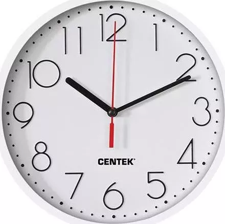Часы настенные CENTEK CT-7105 White