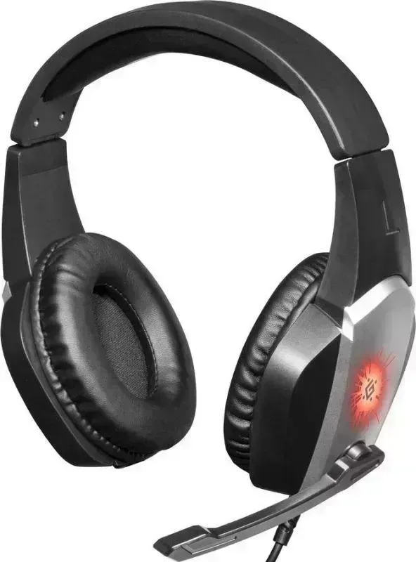 Наушники DEFENDER X-Skull черный/серый (64585)