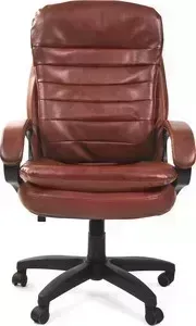 Кресло офисное CHAIRMAN 795 LT экопремиум коричневый Eichel LT EICHEL