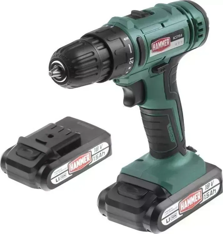 Дрель аккумуляторная HAMMER ACD18A (735857)