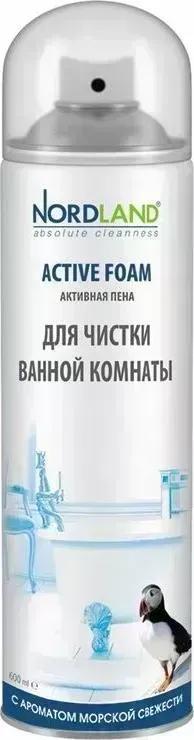 Чистящее средство НОРДLAND (392364) для чистки ванной комнаты с ароматом морской свежести 600мл NORDLAND Пена с