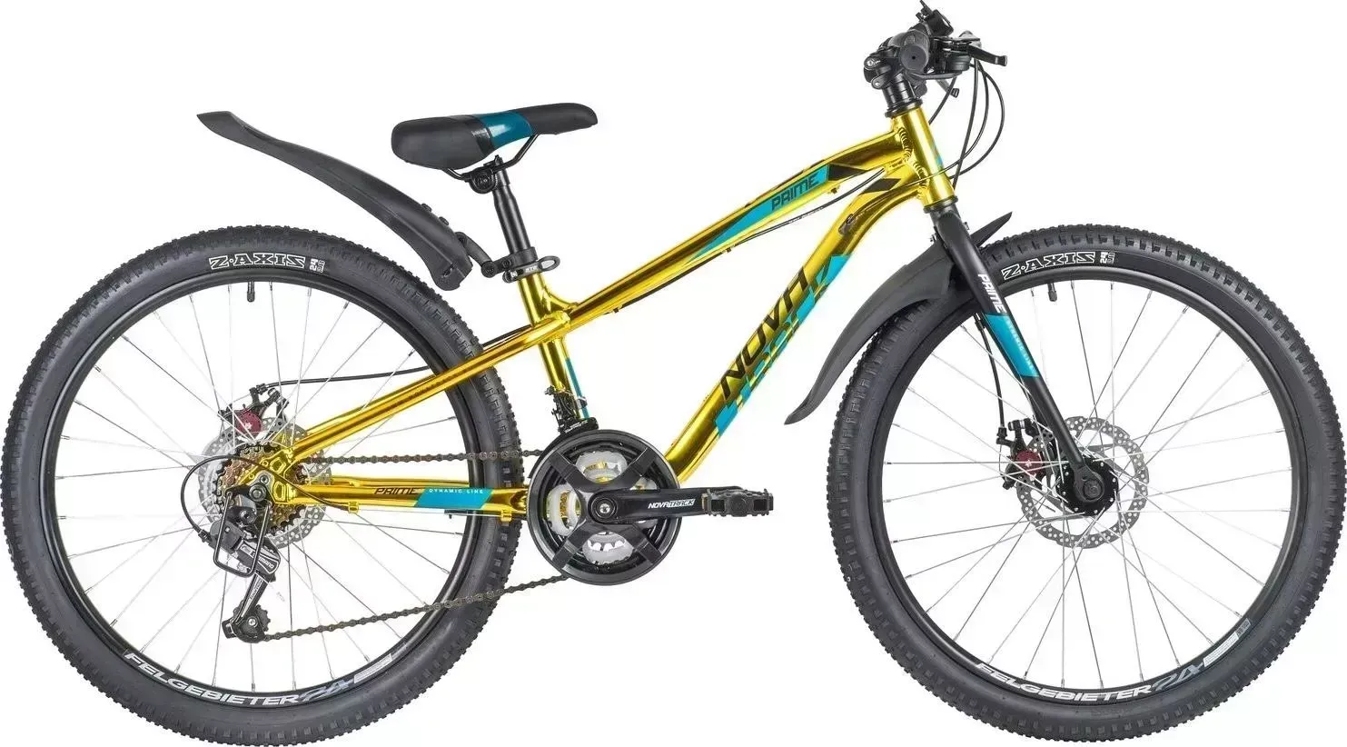Велосипед NOVATRACK PRIME 24, алюм.рама 13 золотой (24AHD.PRIME.13GGD20)
