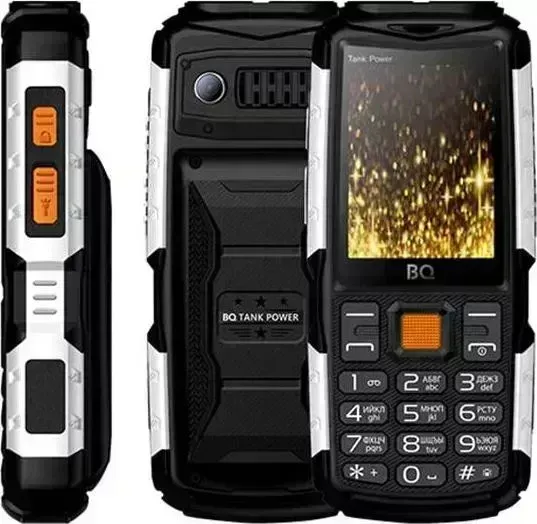 Мобильный телефон BQ 2430 Tank Power Black/silver