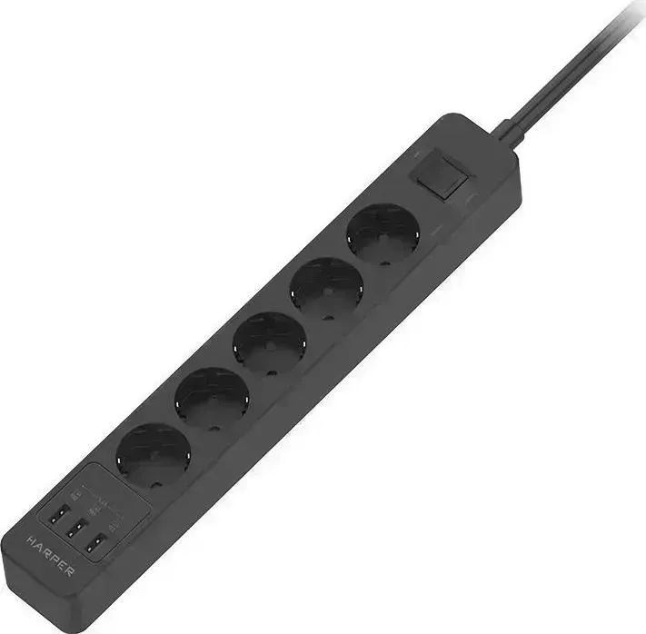 Сетевой фильтр HARPER UCH-560 Black