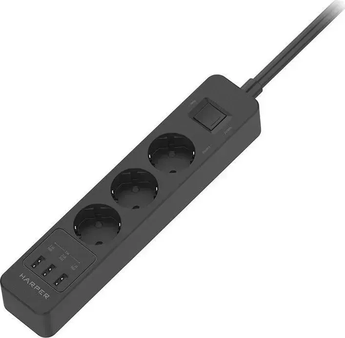Сетевой фильтр HARPER UCH-360 Black