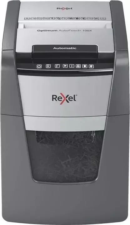 Уничтожитель документов (шредер)  Rexel Optimum AutoFeed 100X черный