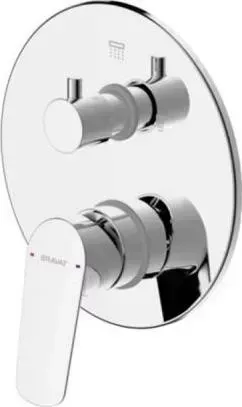 Смеситель для ванны Bravat Rhein PB8429564CP-3-ENG