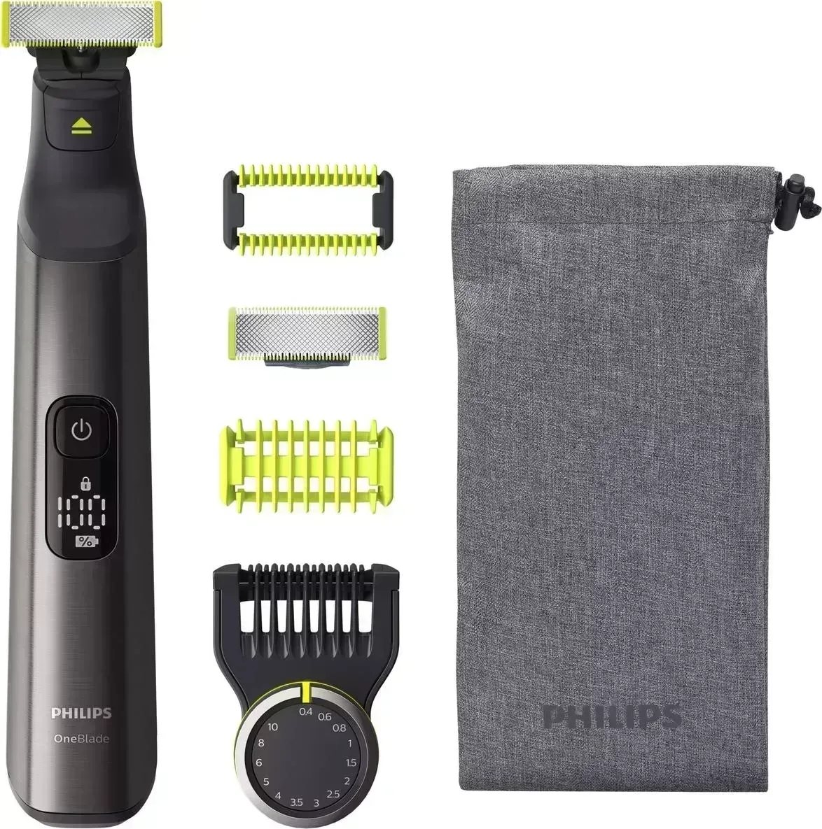 Триммер PHILIPS QP6550/15 черный