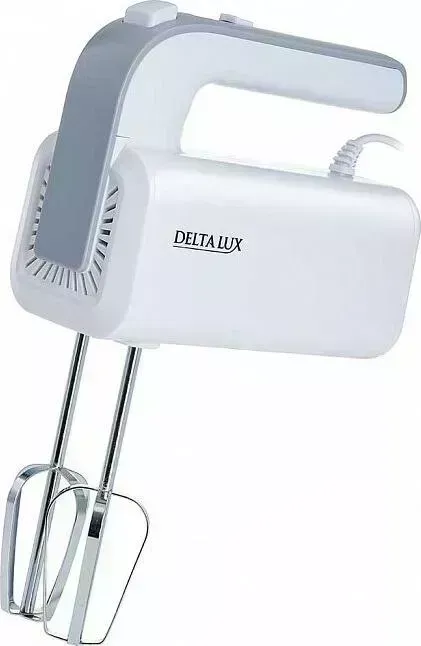Миксер DELTA LUX DE-7702 белый с серым