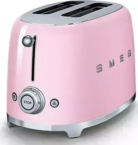 Тостер SMEG TSF01PKEU розовый